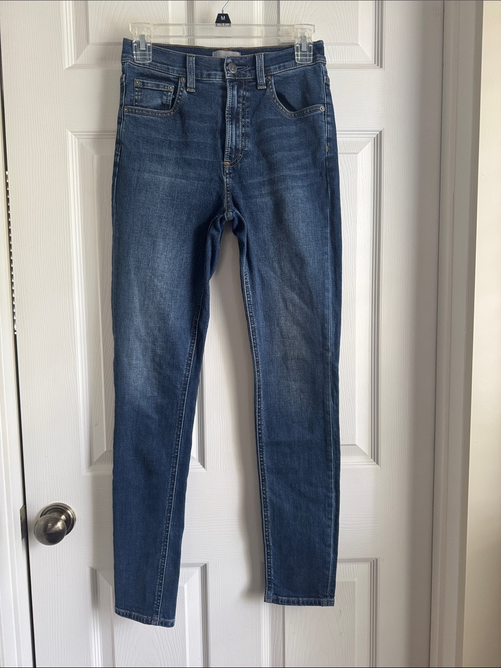 Boyish Donny Dark Wash High-Rise Skinny Jeans
